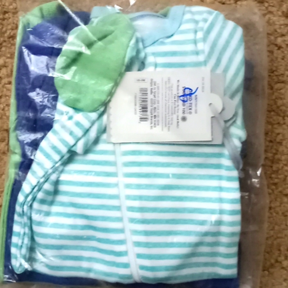 Cloud island NEWBORN boy 3PACK onsies